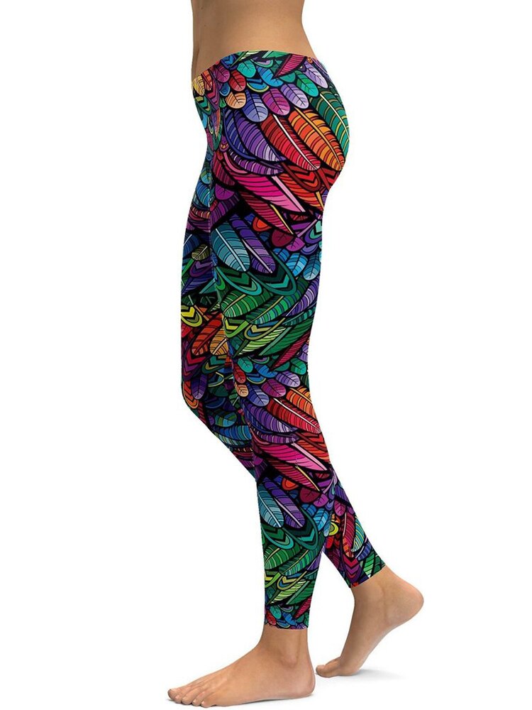 Skull Print Yoga Leggings