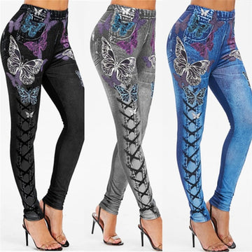 Ladies Leggings Clothing 2022 New Women Fashion 3D Print  Causual Hip Slimming High Elastic Female Breathable Leggings