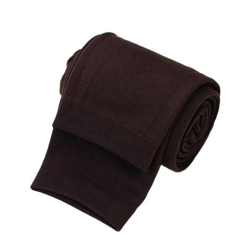 1pc New Women Legging Solid Color Single-Layer Brushed Leggings Nine-Point All-In-One Footless Bottoming Pants for Autumn Winter