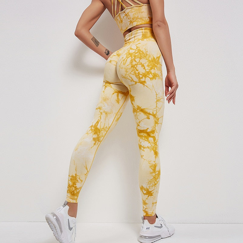 Tie Dye Push Up Leggings