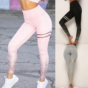 Women Sport Fitness Legging Gym High Waist Femme Energy Fat Control Running Push Up Leggings New Workout Sports Stretchy Pants