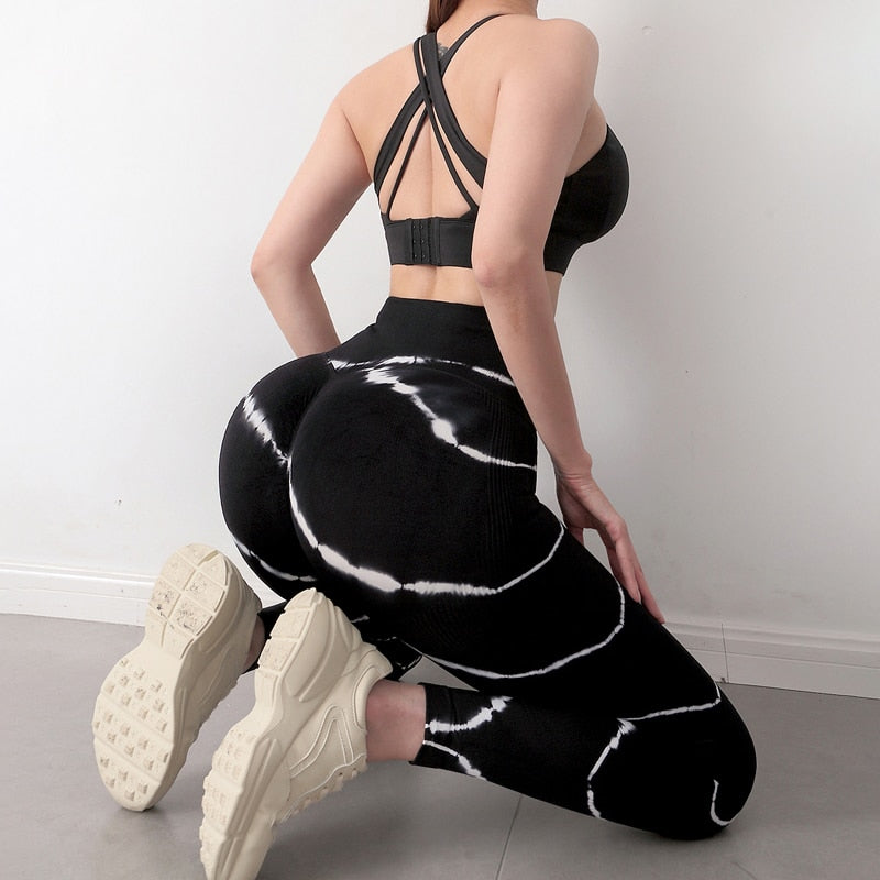 Women Sports Yoga Pants Hight Waist Push Up Smile Shape Hip Legging Running Fitness Gym Yoga Tight Trouser Stretch Pants