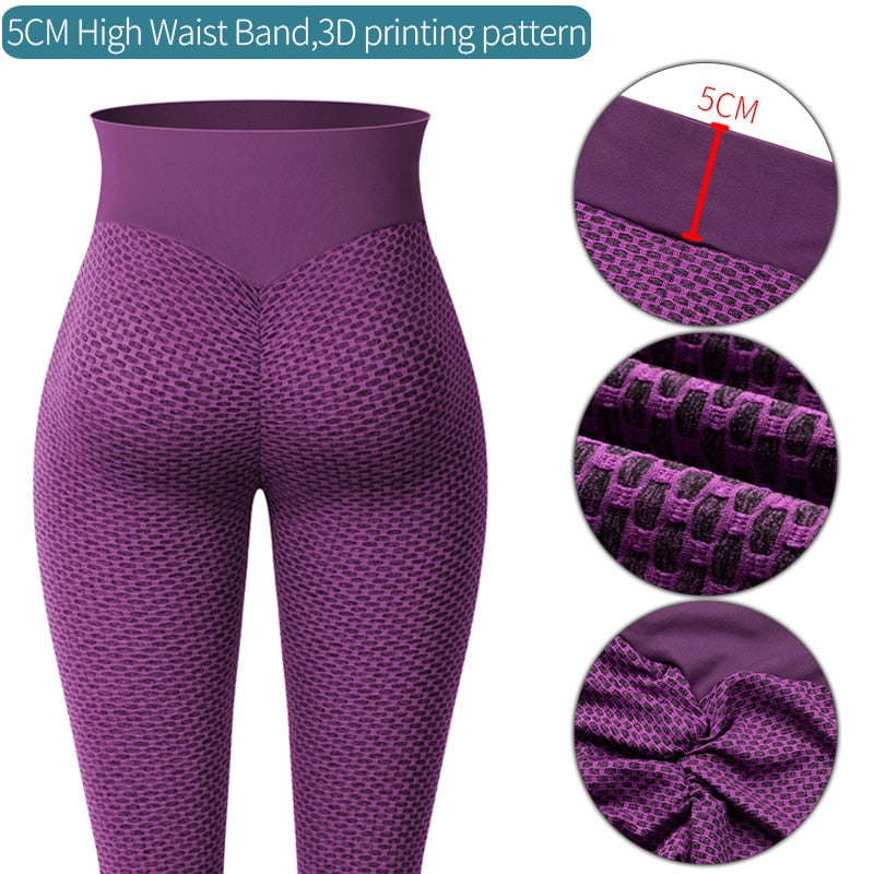 Women Seamless Push Up Leggings Fitness Scrunch Butt Lifting High Waist Legging Ruched Hip Enhancer Fit Anti Cellulite Clothing