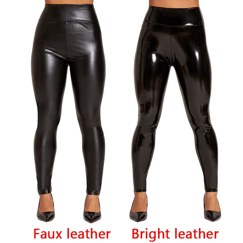 Leather Push Up Leggings