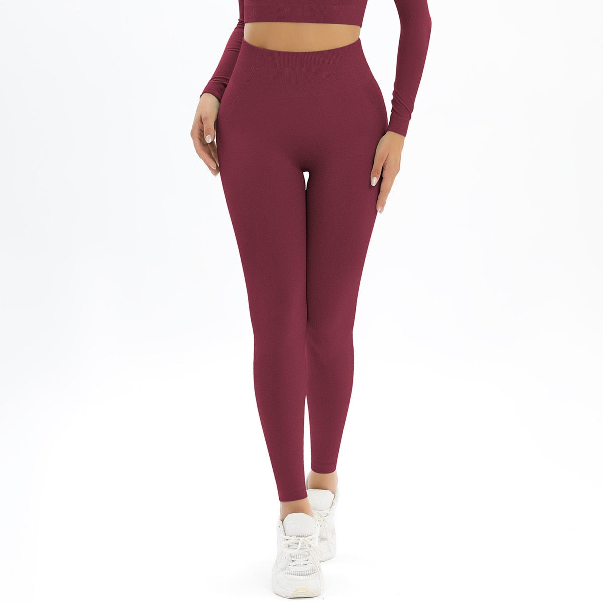 Women Gym Leggings Yoga Seamless Pants Sports Clothes Stretchy High Waist Athletic Exercise Fitness Leggings Activewear Pants