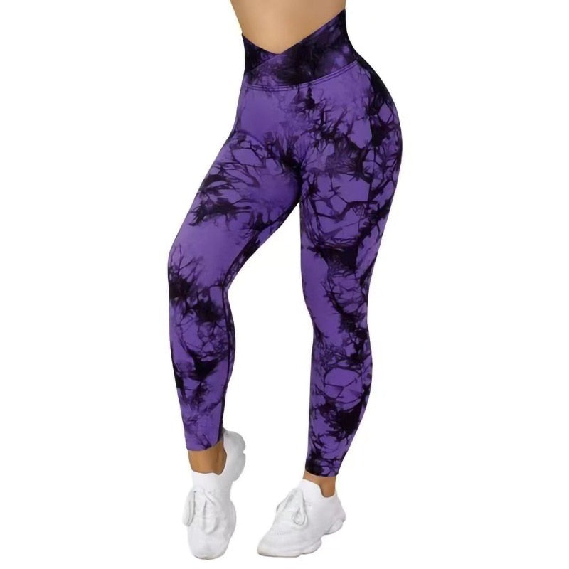 Tie Dye Hip Lifting Leggings