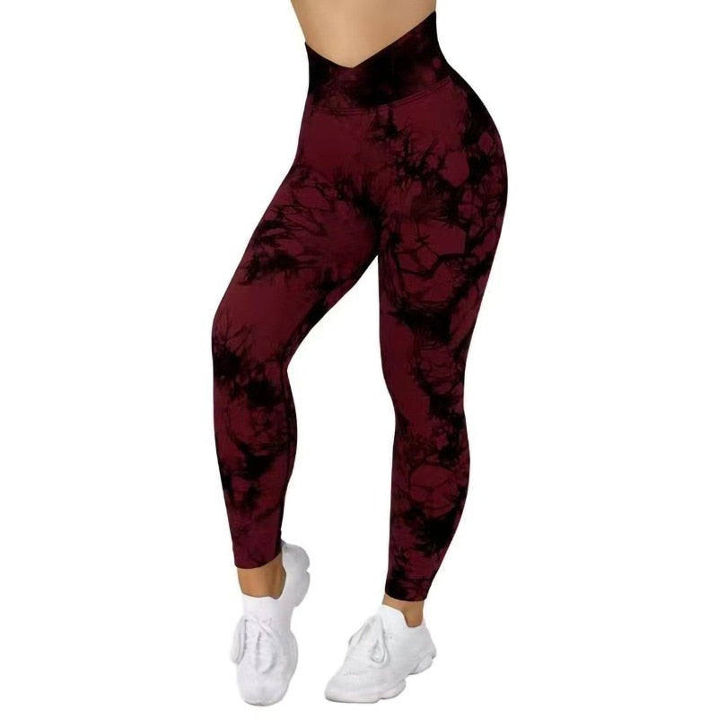 Tie Dye Hip Lifting Leggings