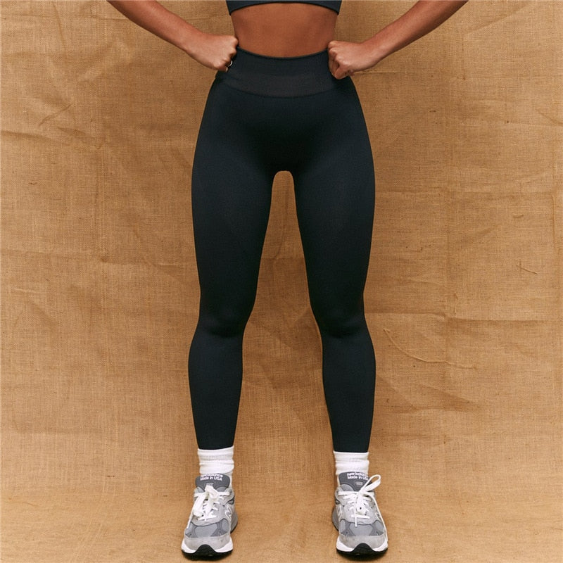 Ribbed Scrunch Butt Leggings