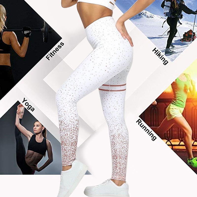 Women Sport Fitness Legging Gym High Waist Femme Energy Fat Control Running Push Up Leggings New Workout Sports Stretchy Pants