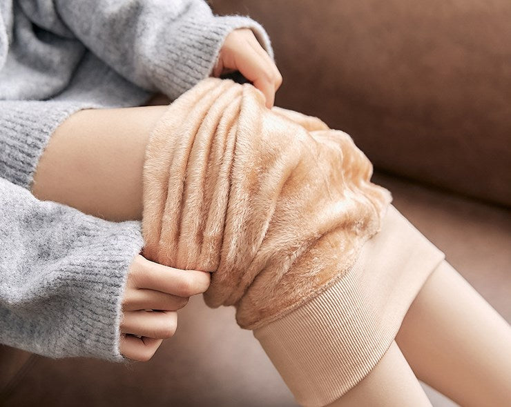 HOT Super Thicken Velvet Winter Thermal Leggings Women Sexy Warm Fleece Leggins High Waist Stretchy Pantyhose Stockings Tights