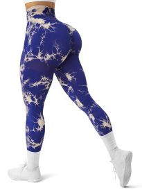 Sexy Seamless Leggings Women Fitness Gym Clothing Tie Dye Sports Pants High Waisted Push Up Leggings Printed Female Sport Pants