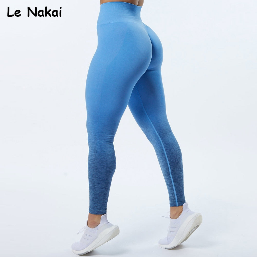 New Ombre Amplify Legging Scrunch Seamless Leggings Workout Gym Tights Super Stretchy Yoga Pants  Push Up Booty Leggings