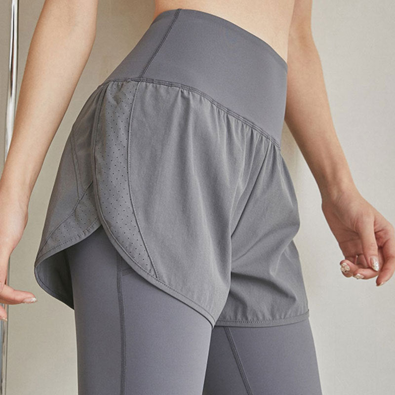 Women's Sports Pants Gym Sport Woman Tights Casual Cropped Female Leggings For Fitness Women Yoga Pants with Side Pockets