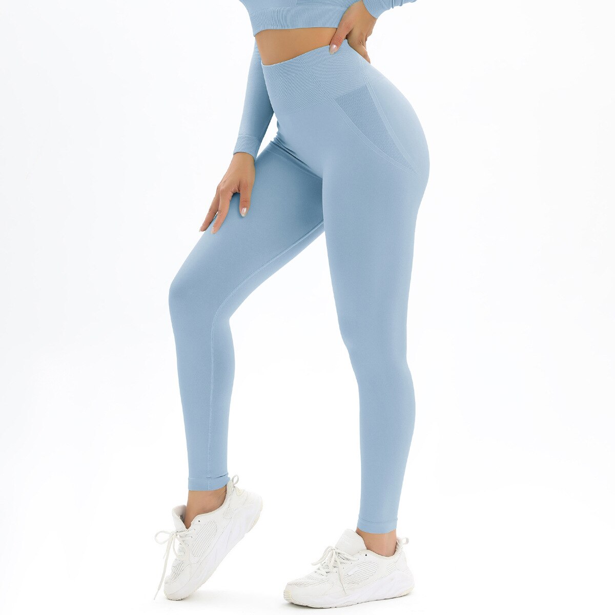 Women Gym Leggings Yoga Seamless Pants Sports Clothes Stretchy High Waist Athletic Exercise Fitness Leggings Activewear Pants