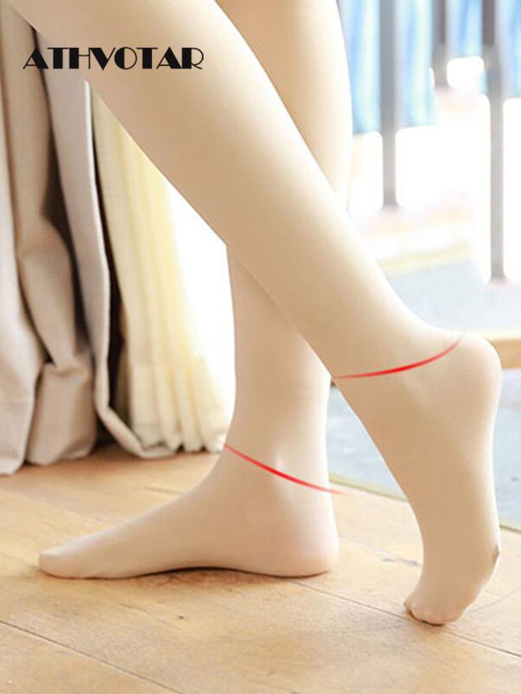 ATHVOTAR Winter Leggings Women Velvet Fleece Lined Slim High Waist Skinny Women Leggins Thermal Pants Warm Legging 2022