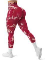 Sexy Seamless Leggings Women Fitness Gym Clothing Tie Dye Sports Pants High Waisted Push Up Leggings Printed Female Sport Pants