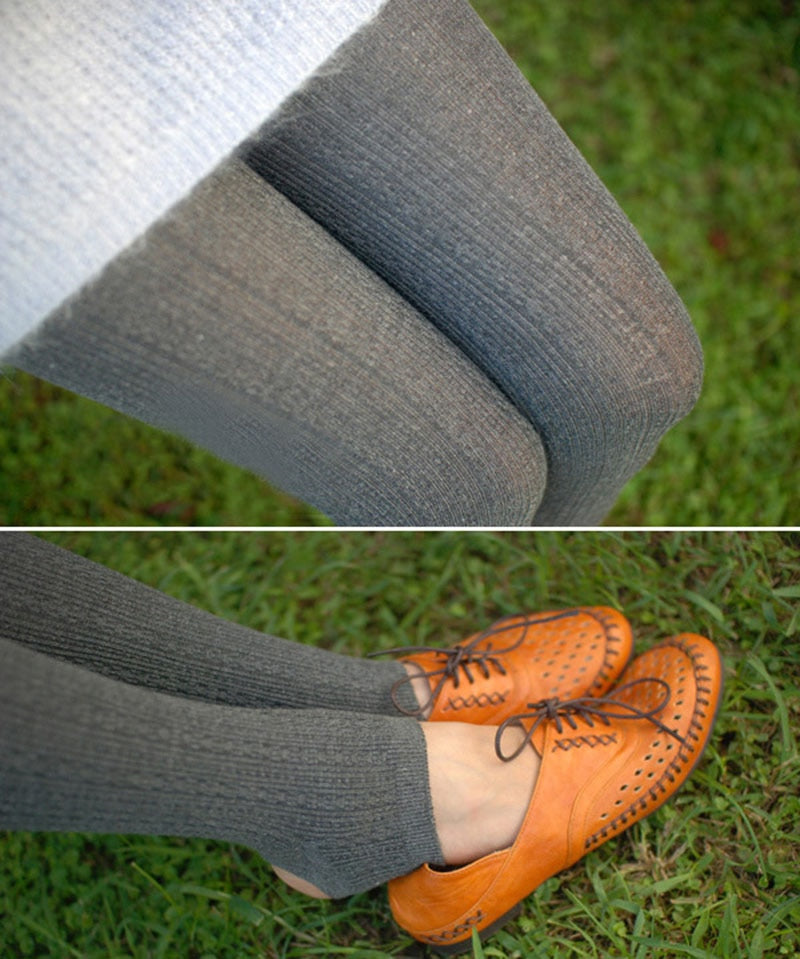 Women Warm Leggings High Waist Slim Sexy Fake Winter Tights Leggins Elasticity Velvet Translucent Women Leggings 2022 Spring