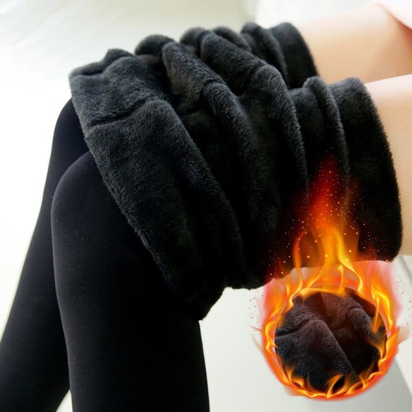 9 Colors Women Casual Warm Plus Size Faux Velvet Knitted Leggings Thick Slim Legging Super Elastic Winter Plus Cashmere Leggings