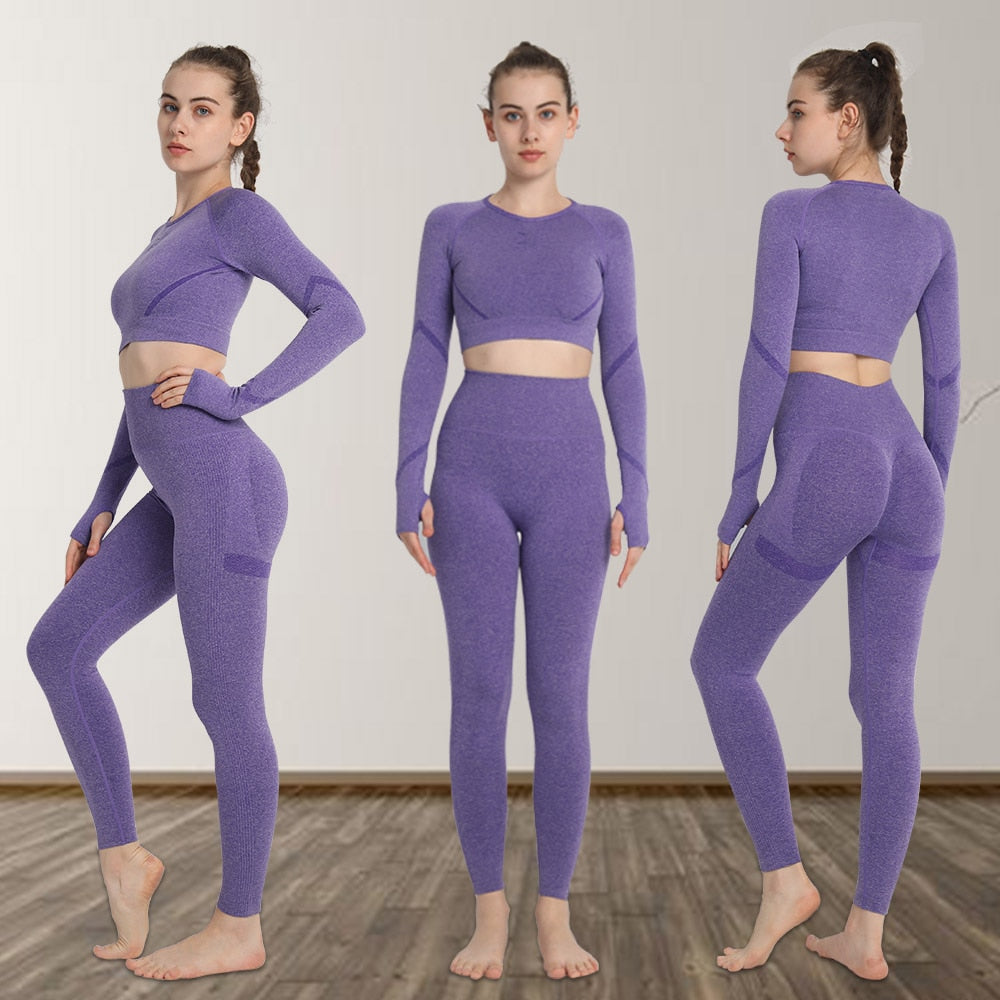 Seamless Sexy Sports Leggings For Women Solid Scrunch Gym Leggins Fitness Push Up Tights Female Training High Waist Yoga Pants