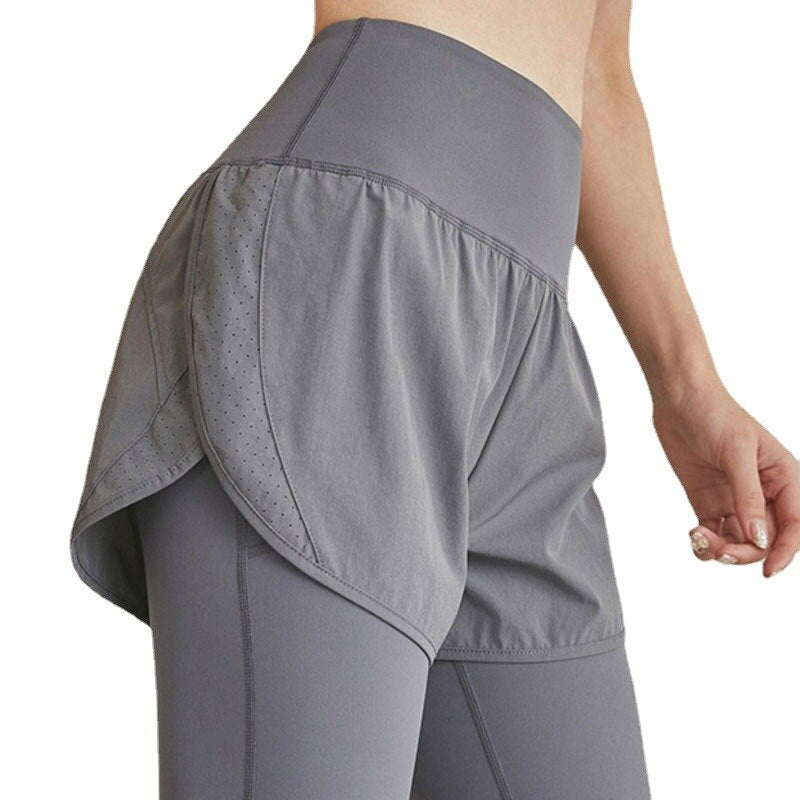 Women's Sports Pants Gym Sport Woman Tights Casual Cropped Female Leggings For Fitness Women Yoga Pants with Side Pockets