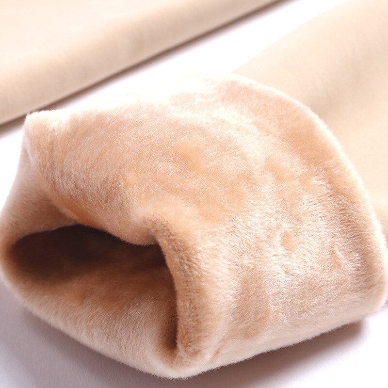 Plus Size Thermal Pants Slim Suede Winter 2022 Women's Leggings for female Thin Slim Thickened Plush Black Leggings