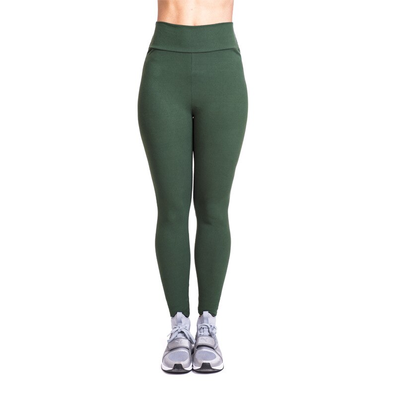 Women Pants High Waist Leggings Tight Elastic Compression Trousers