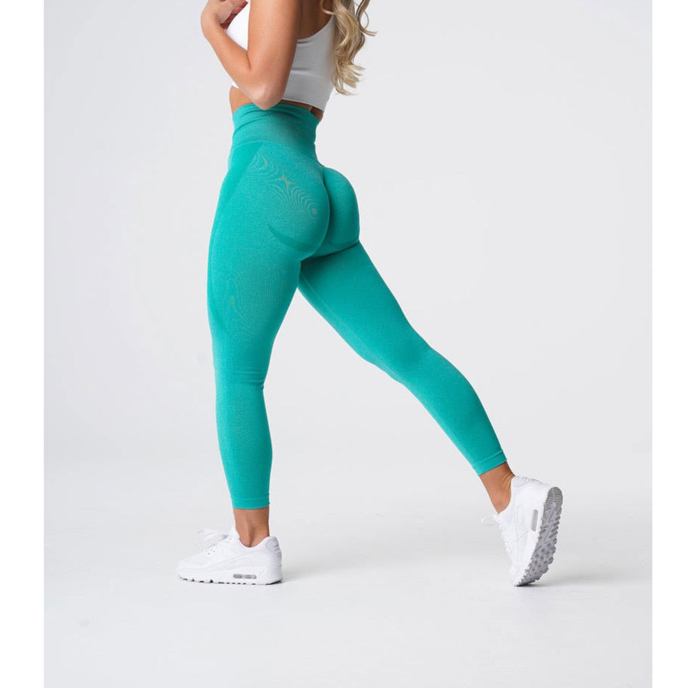 seamless high waist tights yoga pants fitness pants hip lifting Leggings  fishing pants quick drying pants sports tights