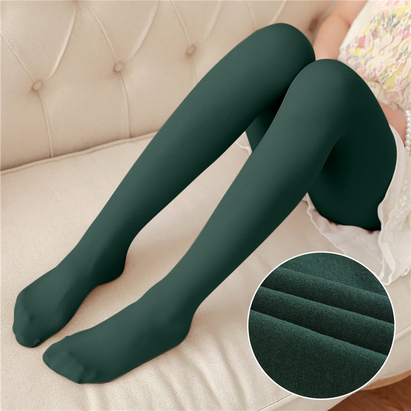 Winter Leggings for Women Warm Thick Leggins Solid Color Velvet Leggins High Waist Leggings Stretchy Stocking Dropshipping