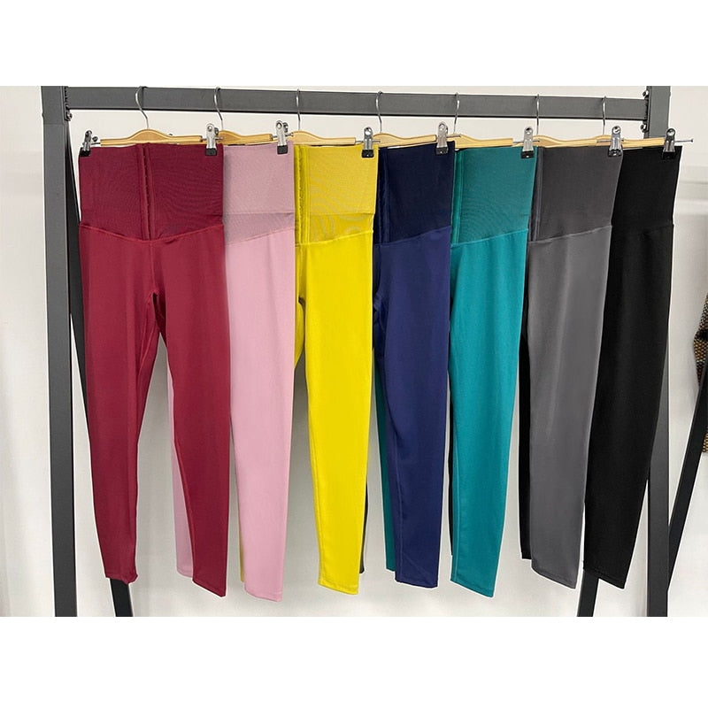 Sexy Pants Stretchy Sport Leggings Women High Waist Corset Training Tights Pants Push Up Running Women Gym Fitness Pantalones