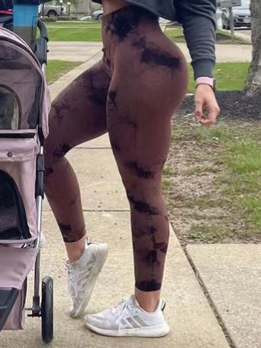 Sexy Seamless Leggings Women Fitness Gym Clothing Tie Dye Sports Pants High Waisted Push Up Leggings Printed Female Sport Pants