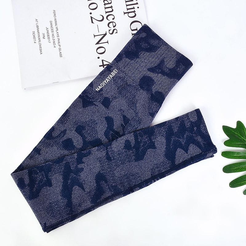 Seamless Camouflage Leggings High Waisted Women Sports Leggings Camo Fitness Yoga Pants Girl Sport Leggings