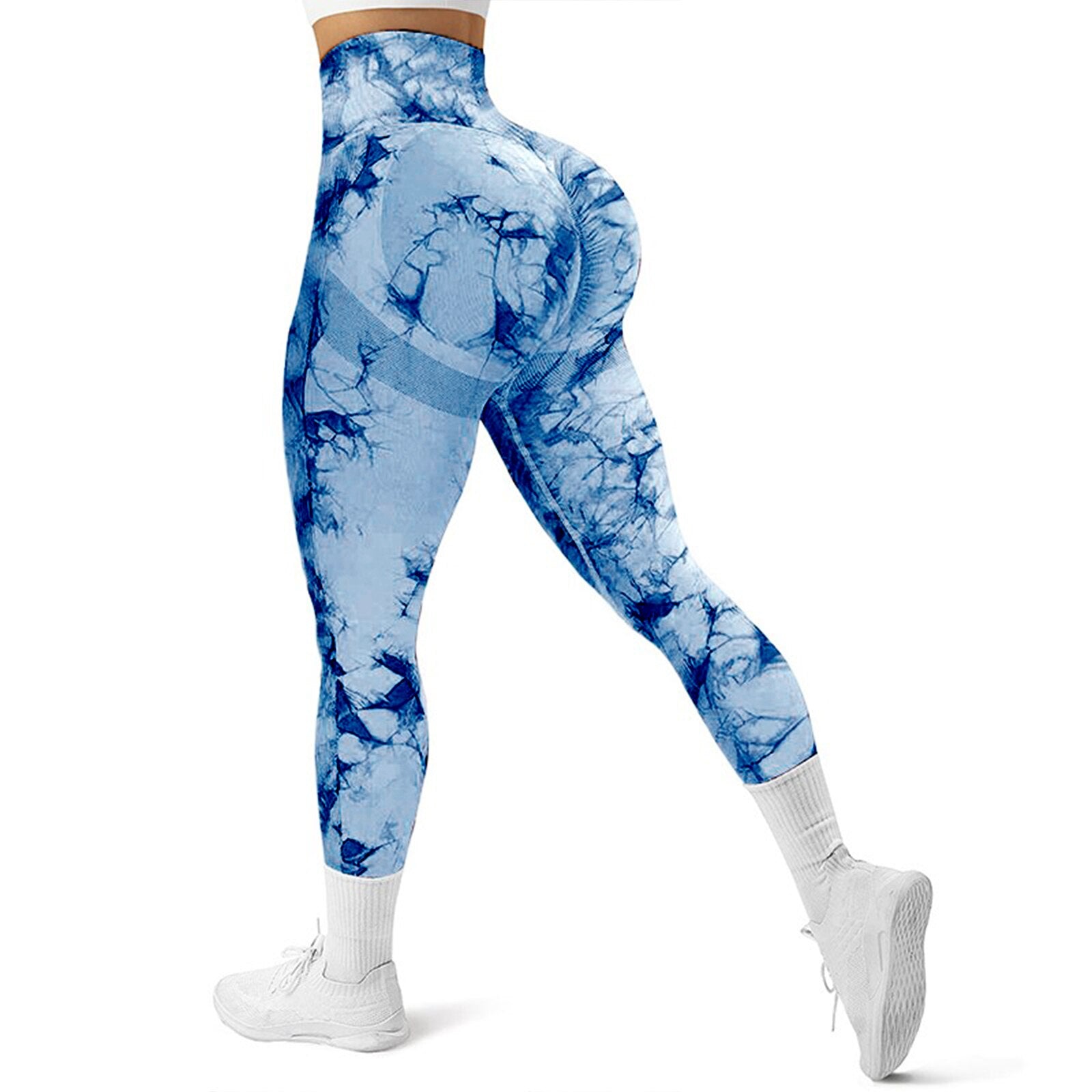 Tie dye Yoga Pants Workout Leggings High Waist Push Up Woman Tights Sport Legging Seamless Fitness Leggins Gym Clothing 2022 New