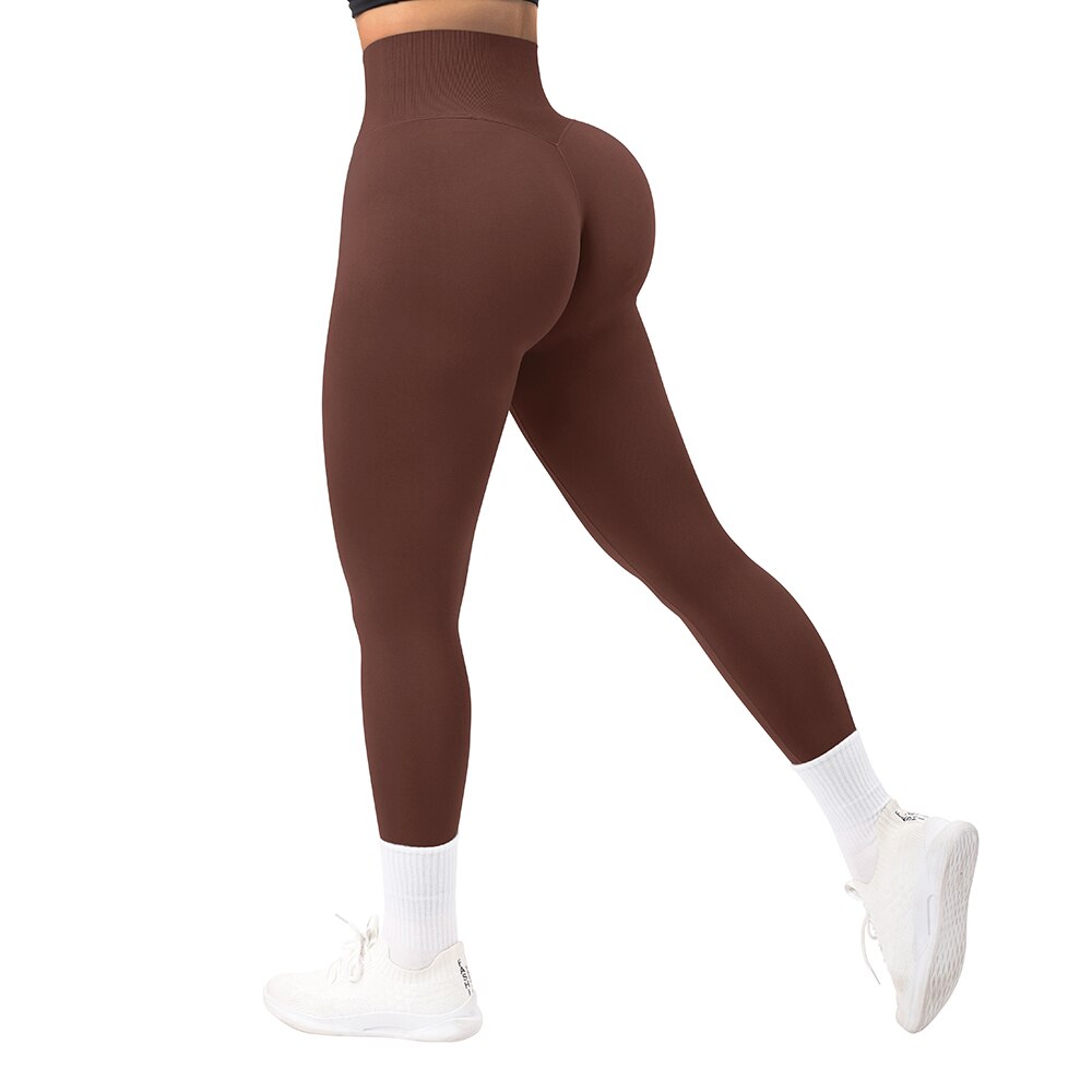 RUUHEE Seamless Leggings For Women High Waist Workout Leggings Women Solid Scrunch Butt Lifting Leggings For Fitness Yoga Pant