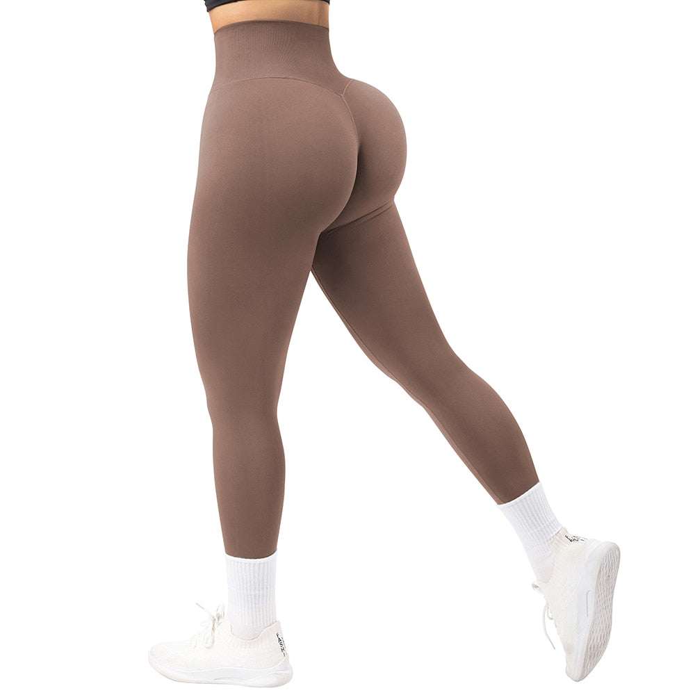 RUUHEE Seamless Leggings For Women High Waist Workout Leggings Women Solid Scrunch Butt Lifting Leggings For Fitness Yoga Pant