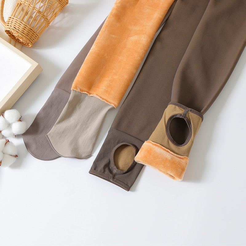 Plus Size Fleece Leggings