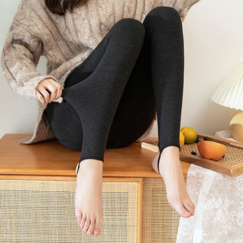 High Wasit Velvet Fitness Pantyhose Women Thicken Warm Leggings Velvet Autumn Winter Lamb Cashmere Warm Fur Leggings Yoga Sports