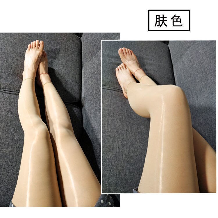 2022 Thin Glossy Shiny Leggings Sexy Disco Stockings Glitter Women  See Through Party Club Stockings