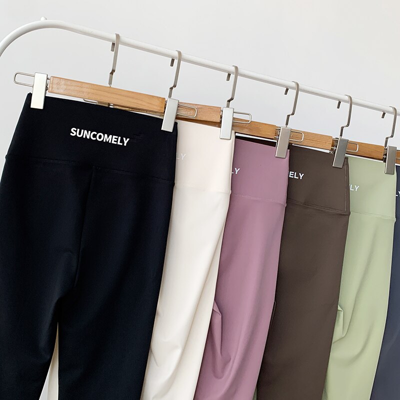 High Waisted Yoga Pants Full-length Leggings Solid Slimming Sports Tights Woman Butt Lifting Leggings Fitness Velvet Warm Leggin