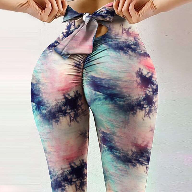 Women Leopard Print leggings High Waist Stretch Push Up Running Sports Leggings Slim Pants Casual Trousers Fitness Leggings