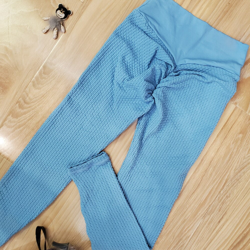 TEXTURED Scrunch Butt Workout Leggings Women Fitness Outfits High Waisted Gym Seamless Yoga Pants Squat Proof Tights Booty Nylon