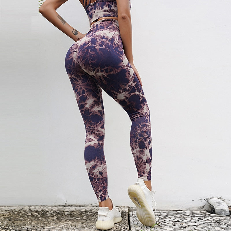 Tie Dye Push Up Leggings