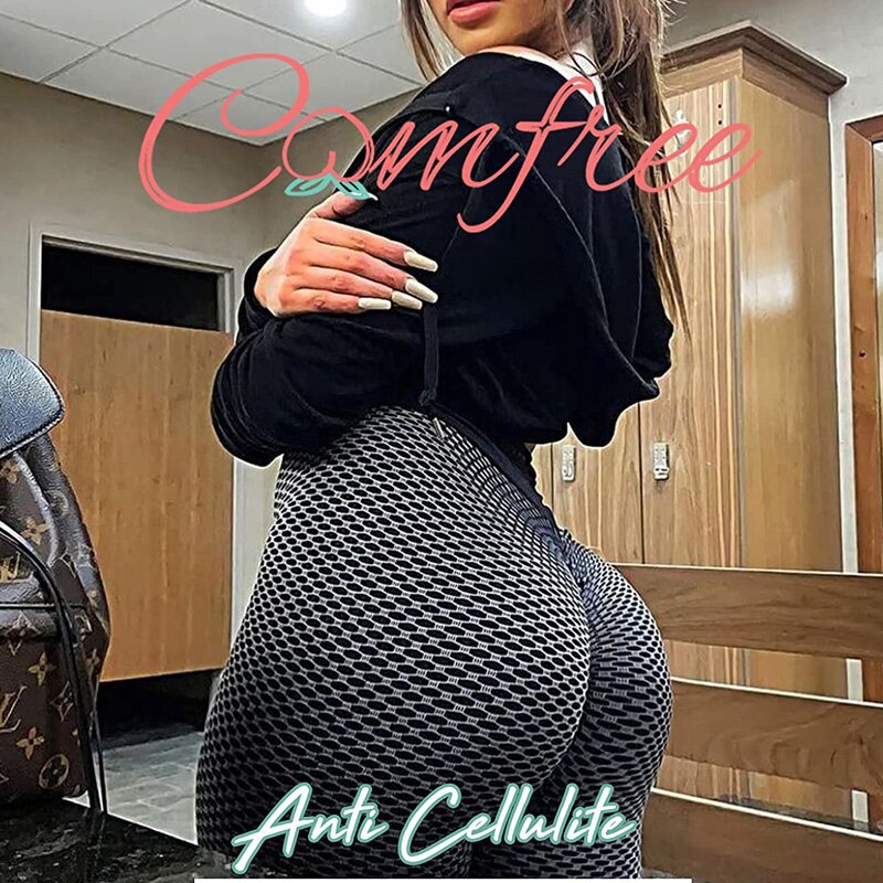 Women Seamless Push Up Leggings Fitness Scrunch Butt Lifting High Waist Legging Ruched Hip Enhancer Fit Anti Cellulite Clothing