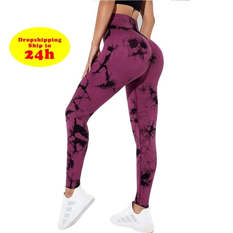 Tie Dye Scrunch Butt Leggings