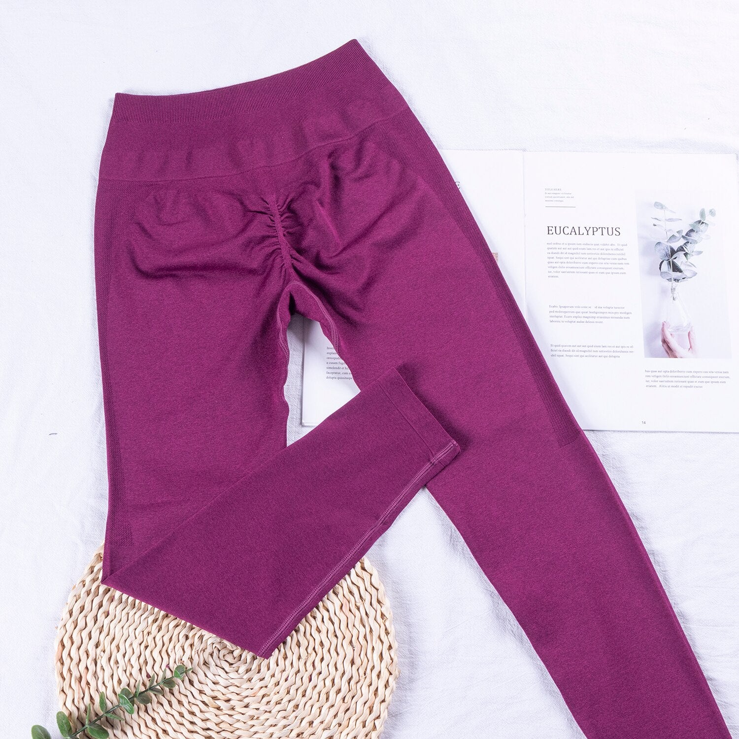 SCRUNCH BUM Womens Seamless Amplify Leggings Workout Tights Sports Yoga Pants Booty Fitness Gym Wear High Waisted 4 Way Stretchy