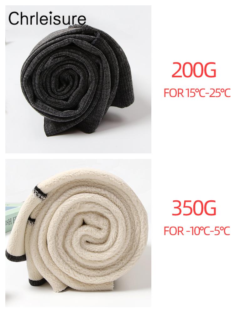 CHRLEISURE Leggings Women Winter Warm with Pocket Lambskin Cashmere Pants Thick High Waist Elastic Velvet Leggings Female