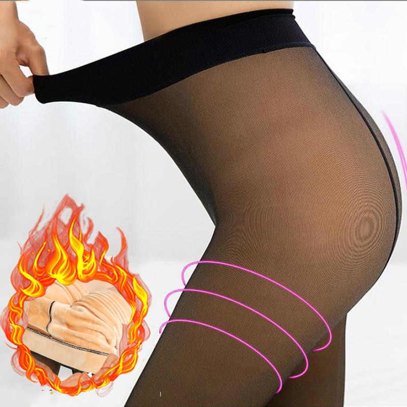2Pieces Sexy Warm Leggings Women Tights Stockings High Waist Fake Leggins Mujer Push Up Legginng Femme