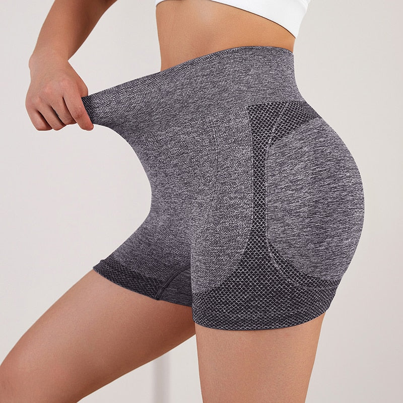 Short Tights Woman Fitness Short Leggings Women Sports Tights Cycling Shorts Sport Legging Seamless Push Up Gym Pants Summer2022