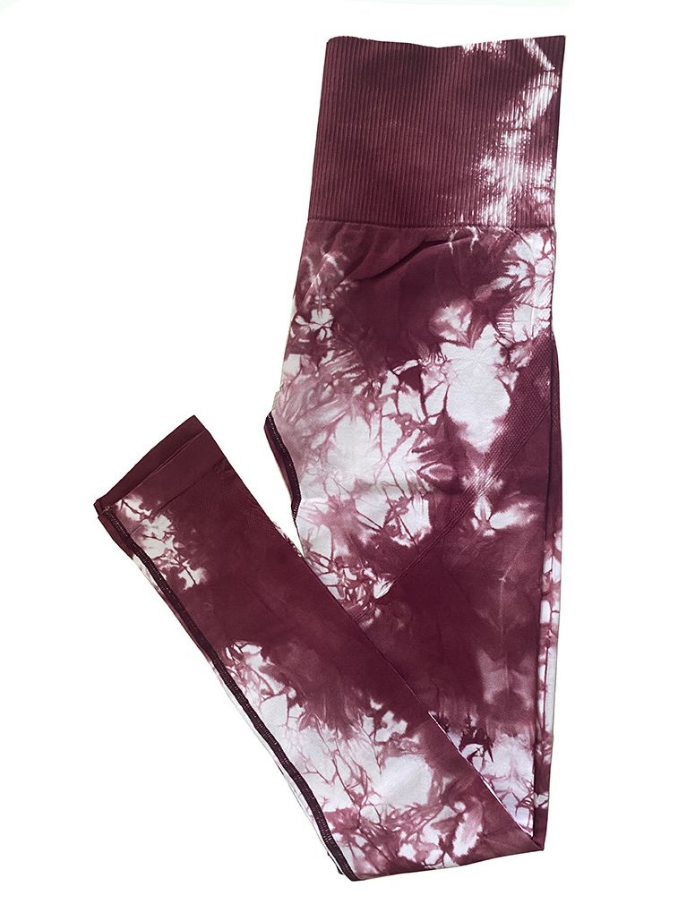 Sexy Seamless Leggings Women Fitness Gym Clothing Tie Dye Sports Pants High Waisted Push Up Leggings Printed Female Sport Pants