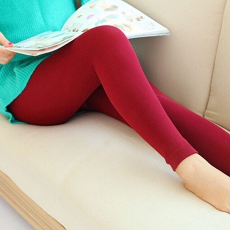 Leggings Warm Women Heat Fleece Stretchy Leggings Warm Fleece Lined Slim Thermal Pants Leggings Mujer Casual Leggings