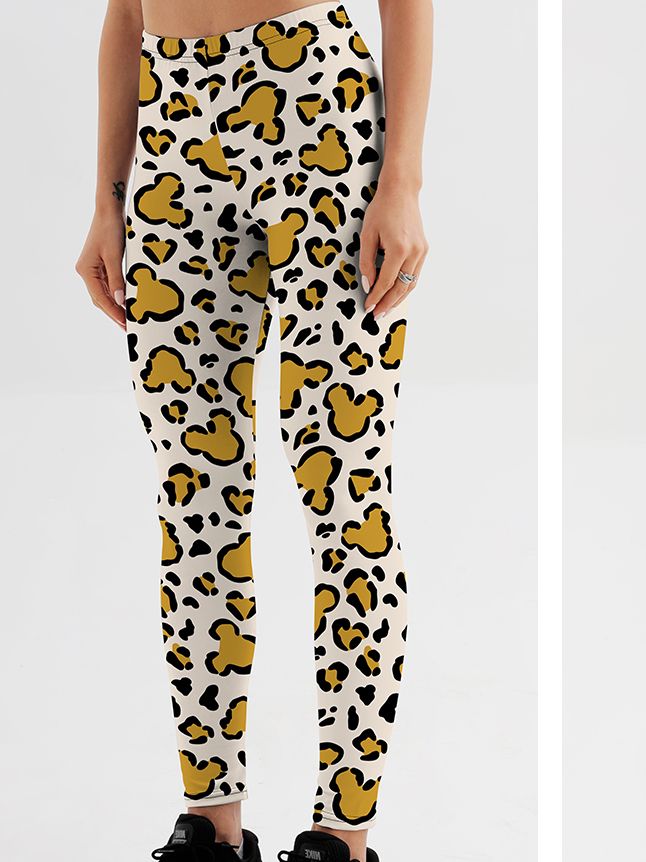 Cartoon Mouse Print Leggings